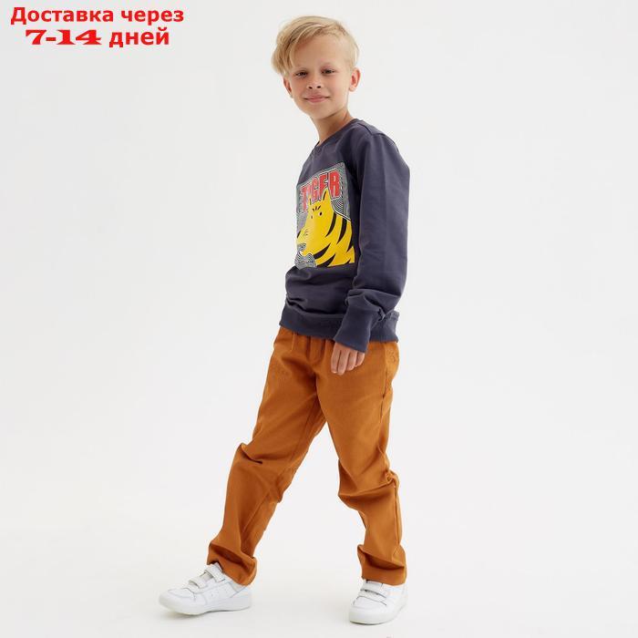 Джемпер (свитшот) для мальчика MINAKU: Casual collection цвет графит, рост 128 - фото 8 - id-p194385376