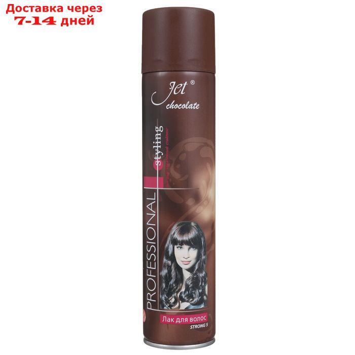 Лак для волос Jet chocolate Strong maxi "Экстра сильная фиксация", 300 мл - фото 3 - id-p193944317