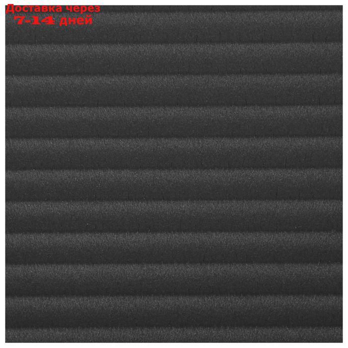 Коврик для йоги 183 × 61 × 1 см, цвет чёрный - фото 9 - id-p194384479