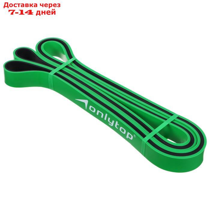 Эспандер ленточный, многофункциональный, 208 х 2,2 х 0,45 см, 5-22 кг, цвет зелёный/чёрный
