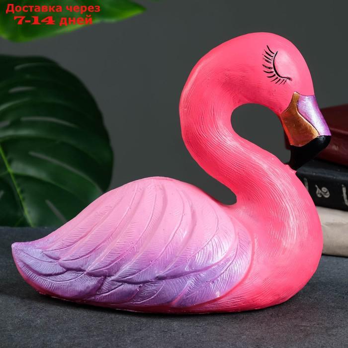 Копилка "Фламинго большой" розовый с фиолетовым 24см - фото 2 - id-p194384664