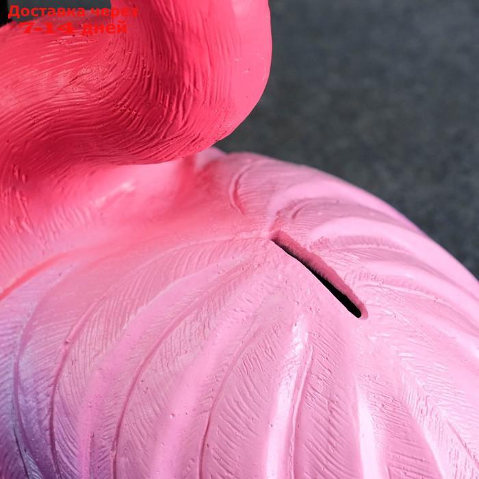 Копилка "Фламинго большой" розовый с фиолетовым 24см - фото 4 - id-p194384664