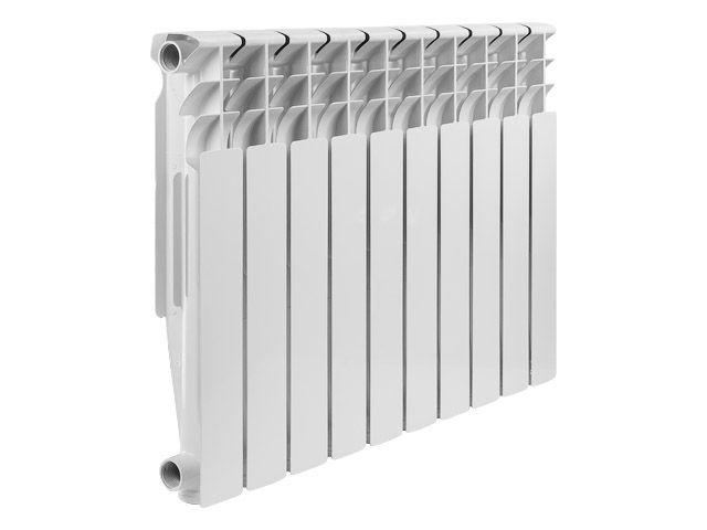 Радиатор алюминиевый 500/80, 10 секций SAS (вес брутто 9100гр) (AV Engineering) - фото 1 - id-p194497012