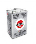 Моторное масло Mitasu MJ-210 EURO DIESEL LL 5W-30 6л