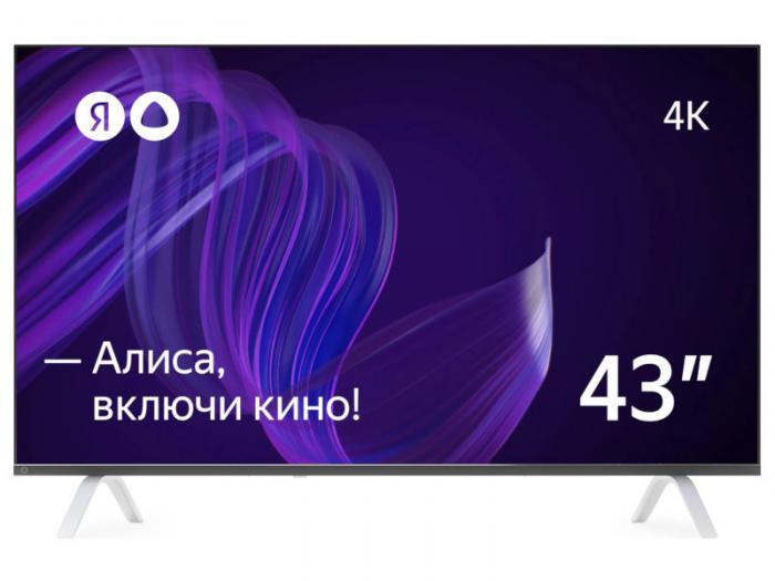 Телевизор 43 дюйма Яндекс с Алисой 43