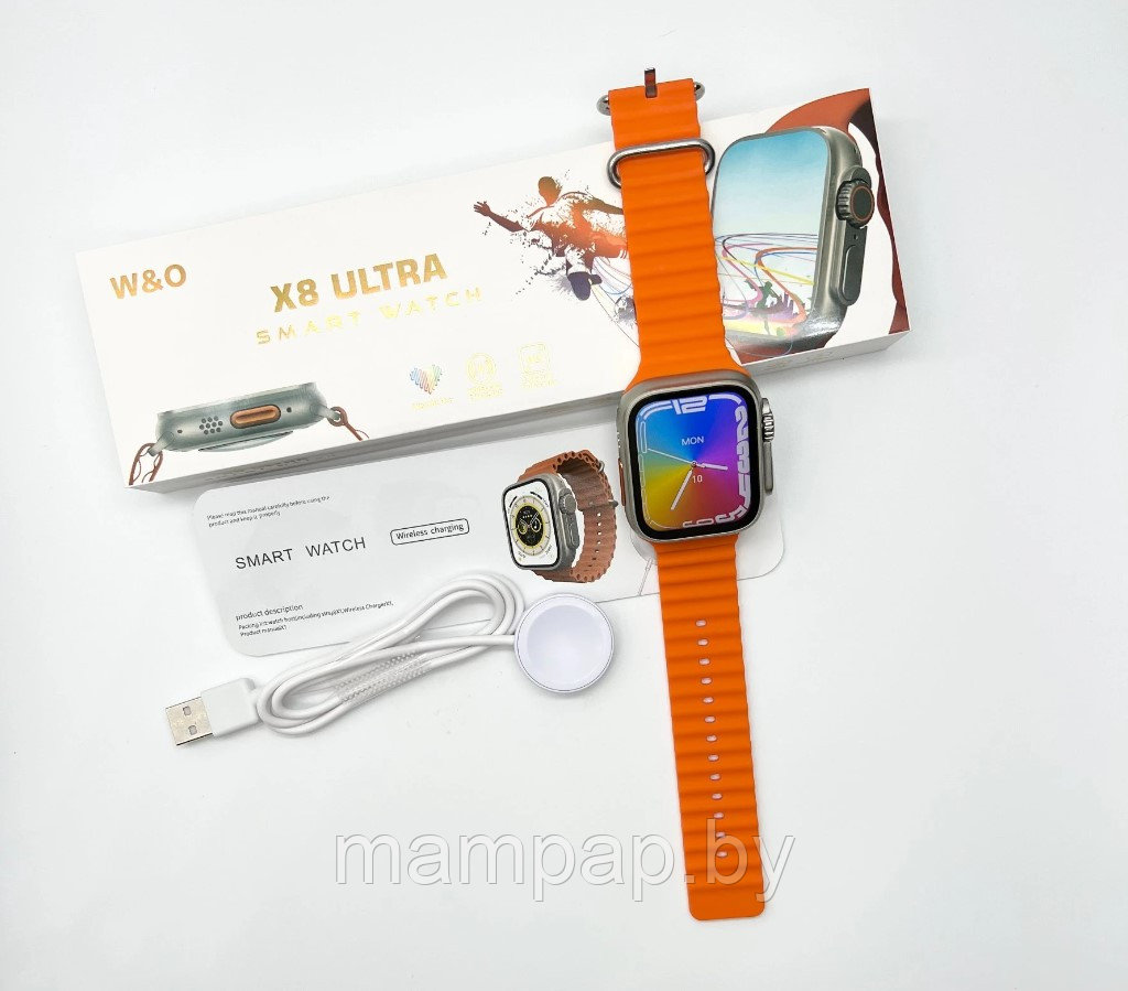 Smart Watch X8 ULTRA 8 Series W&O - фото 4 - id-p194499714