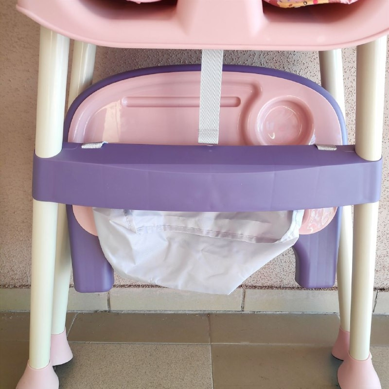 Стульчик для кормления ребенка Bestbaby розово/фиолетовый - фото 5 - id-p194381306