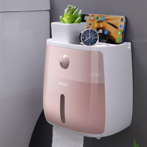 Диспенсер настенный ECOCO для туалетной бумаги и бумажных полотенец Цвет Миндальный - фото 1 - id-p179624021