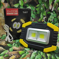 Прожектор Multi-Function Lamp T-917 SOLAR-2COB светодиодный портативный аккумуляторный, солнечная батарея