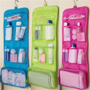 Дорожная сумка для гигиенических принадлежностей Travel Storage Bag (органайзер) Розовый - фото 1 - id-p179629760