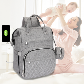 Сумка-рюкзак на коляску 1 Premium Class для мамы и ребёнка с непромокаемым отделением - фото 1 - id-p187483983