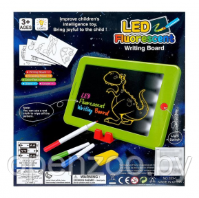 Планшет для рисования светом c разноцветной подсветкой Magic Sketchpad New Мятный - фото 1 - id-p184758022