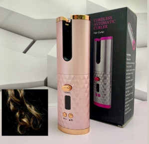 Беспроводные Бигуди Сordless automatic стайлер для завивки волос Розовый - фото 1 - id-p182809010