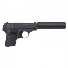 Модель пистолета G.1A Browning M1906 с глушителем (Galaxy) - фото 1 - id-p179630921