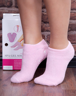 -50 скидка Гелевые увлажняющие Spa носочки Gel Socks Moisturizing Цвет Mix