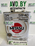 Моторное масло Mitasu MJ-112 5W-40 4л - фото 1 - id-p194493138