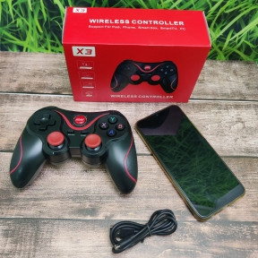 Беспроводной геймпад джойстик для телефона X3 Wireless Controller (iOS Android Tablet Windows PC TV Box) - фото 1 - id-p179626663