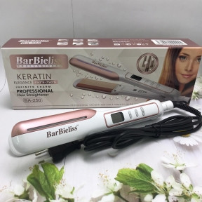 Электрический выпрямитель утюжок для волос BarBieliss BA-250, с керамическим покрытием - фото 1 - id-p179625100