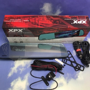 (Оригинал Корея) Зеркало - видеорегистратор XPX ZX829 (в  комплекте с  двумя камерами дорогазадний вид,, фото 1