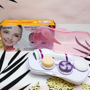 Мультифункциональный массажер уходовый для кожи лица 4 в 1 Мassager Beauty Device АЕ-8286А Розовый