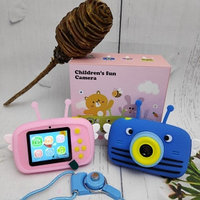 Оригинальный детский цифровой фотоаппарат Пчелка Childrens Fun Camera Синий