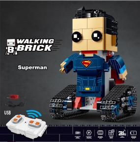 Радиоуправляемый конструктор Walking Brick Супер герой Супермен, фото 1