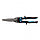 Ножницы по металлу "Piranha", 270 мм, прямой проходной рез, сталь СrMo, двухкомпонентные рукоятки Gross, фото 3