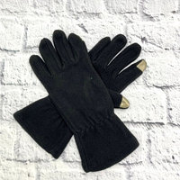 Перчатки флисовые черные Зимние для сенсорных экранов