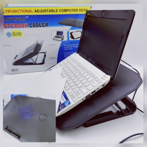 Подставка - столик для ноутбука / планшета с охлаждением (1 вентилятор) Shaoyundian Notebook Cooler, 36 х 26 - фото 1 - id-p150429637