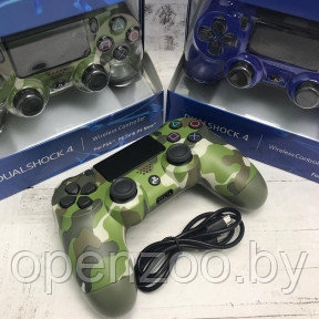 Игровой геймпад Sony DualShock 4 , беспроводной Зеленый хаки - фото 1 - id-p145038115