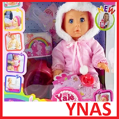 Детская кукла пупс YL1839D с аксессуарами и одеждой, аналог Baby Born беби бон беби лав