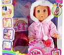 Детская кукла пупс YL1839E с аксессуарами и одеждой, аналог Baby Born беби бон беби лав, фото 6