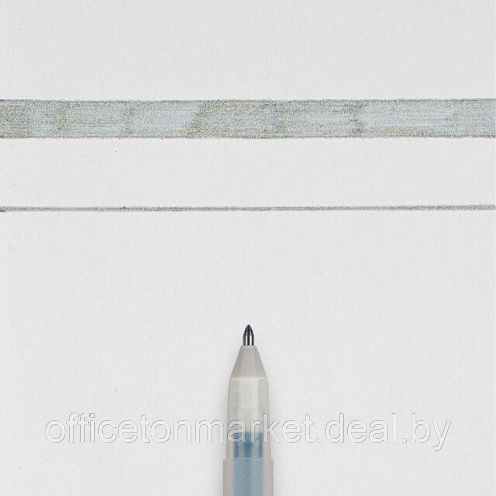 Ручка гелевая "Gelly Roll Stardust", 0.5 мм, прозрачный, стерж. серебристый - фото 2 - id-p178285679