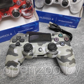 Игровой геймпад Sony DualShock 4 , беспроводной Серый хаки - фото 1 - id-p137332478