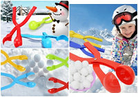 Игрушка для снега Снежколеп (снеголеп), диаметр шара 6 см, дл. 26 см Красный