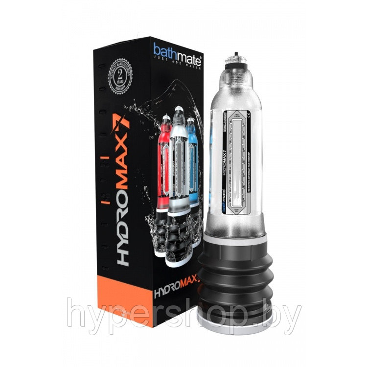 Гидропомпа Bathmate Hydromax7 (X30) Crystal прозрачная