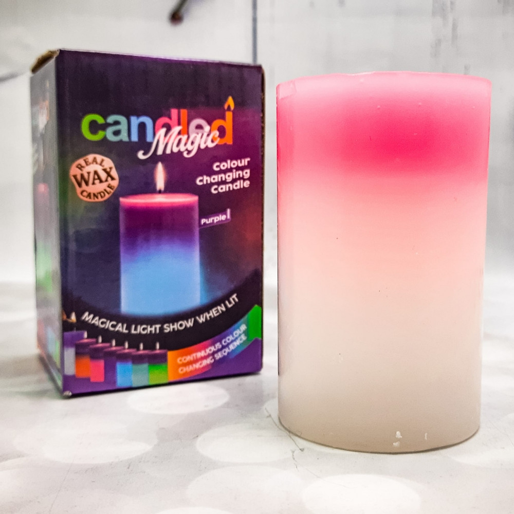 Магическая восковая свеча Candled Magic 7 Led меняющая цвет (на светодиодах) - фото 2 - id-p179623668