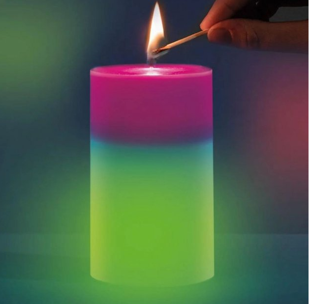 Магическая восковая свеча Candled Magic 7 Led меняющая цвет (на светодиодах) - фото 4 - id-p179623668
