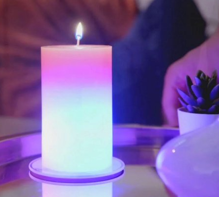 Магическая восковая свеча Candled Magic 7 Led меняющая цвет (на светодиодах) - фото 5 - id-p179623668