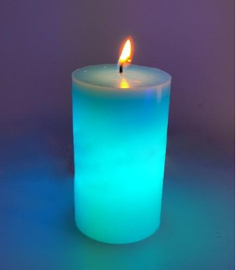Магическая восковая свеча Candled Magic 7 Led меняющая цвет (на светодиодах) - фото 6 - id-p179623668
