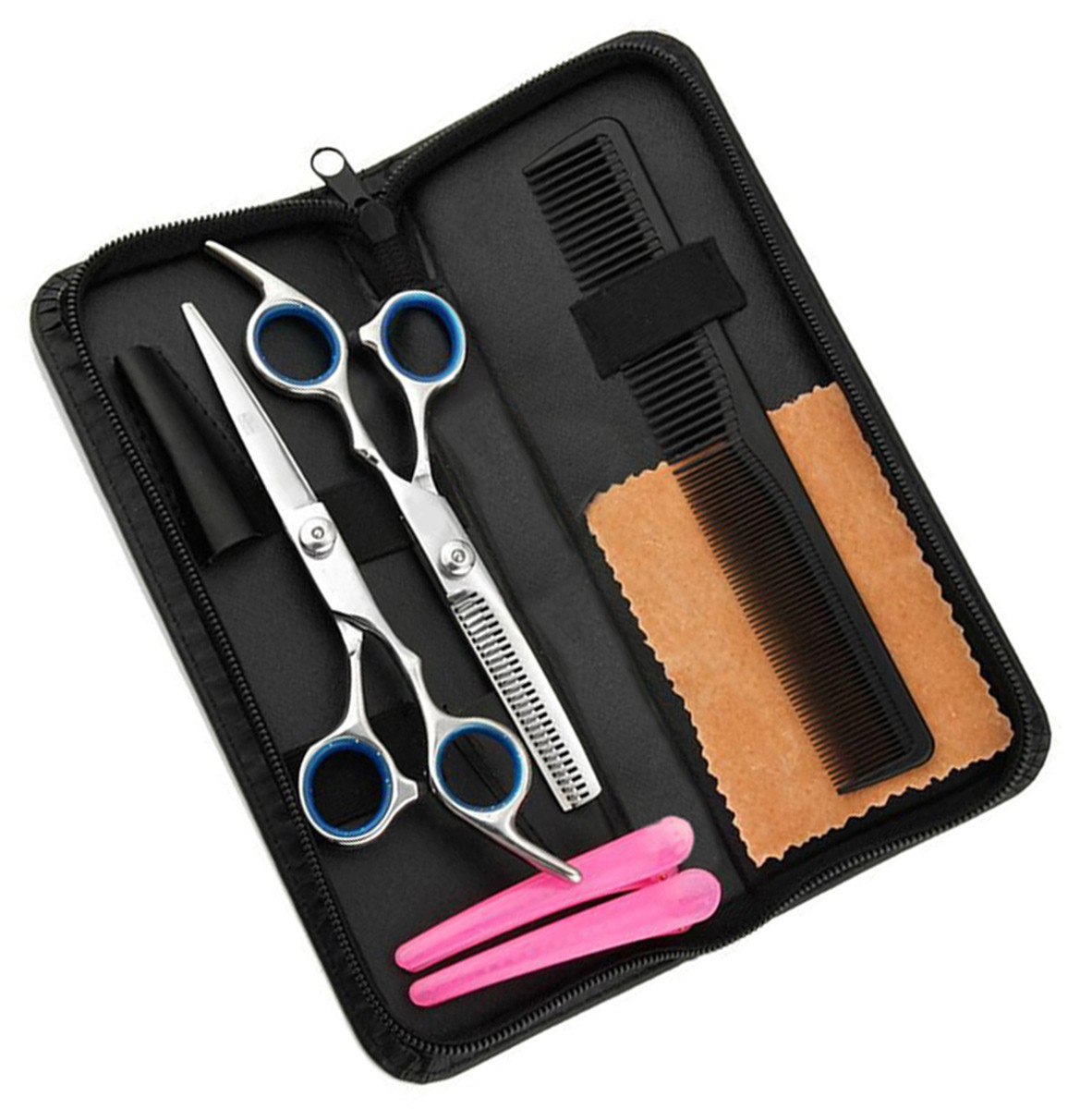 Профессиональный набор ножниц парикмахера SiPL с аксессуарами для стрижки - фото 1 - id-p194531191