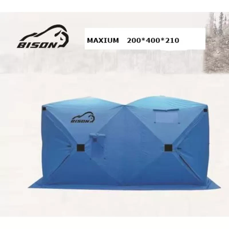 Палатка рыболовная Bison Maximum (400см*200см*210см) - фото 1 - id-p194532092
