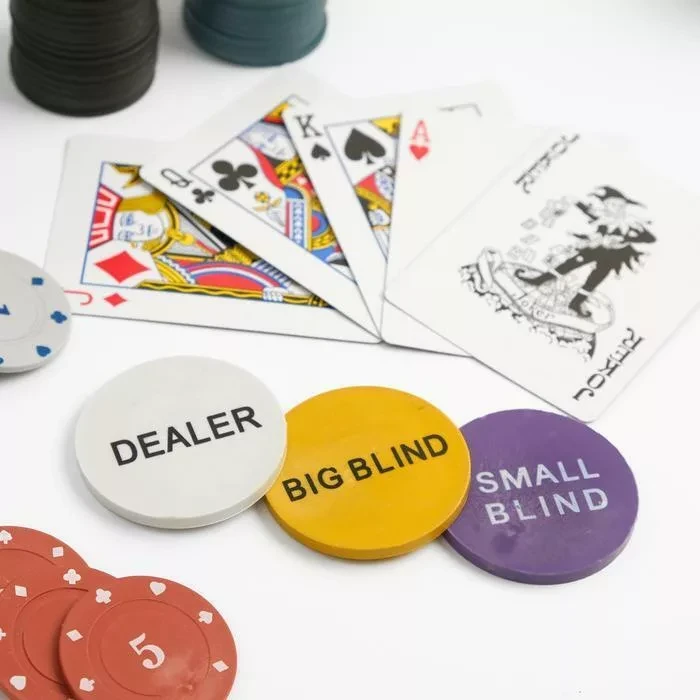 Покер, набор для игры (карты 2 колоды, фишки 200 шт.), с номиналом, 60 х 90 см - фото 3 - id-p194499736