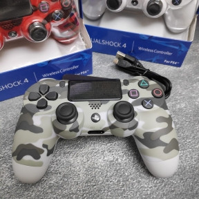 Игровой геймпад Sony DualShock 4 , беспроводной Серый хаки - фото 1 - id-p179625821