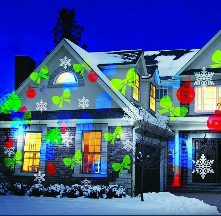 Уличный голографический лазерный проектор Christmas led projector light с эффектом цветомузыки, 10 слайдов - фото 10 - id-p138850220
