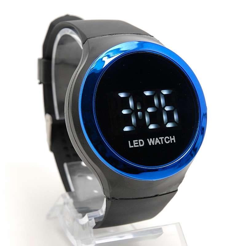 Электронные наручные часы LED 4512G2 с большими цифрами - фото 3 - id-p194537150