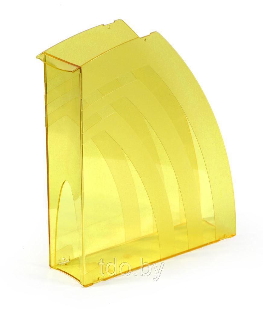 Лоток вертикальный "Премиум", прозрачно-жёлтый