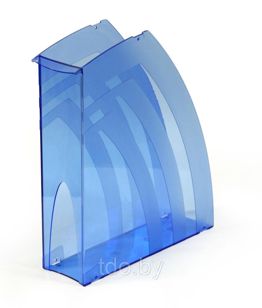 Лоток вертикальный "Премиум", прозрачно-синий