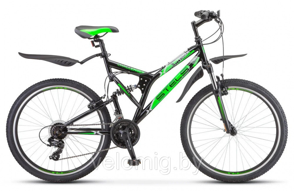 Горный велосипед Велосипед двухподвес Stels Challenger V 26 Z010 (2023) - фото 1 - id-p194537287