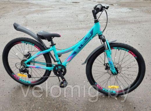 Горный подростковый Велосипед Stels Navigator 430 md (2023) Синий - фото 2 - id-p173349645